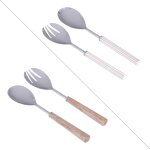 Service de 2 couverts  salade (1 modle alatoire) multicolore en