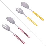 Service de 2 couverts  salade (1 modle alatoire) multicolore en