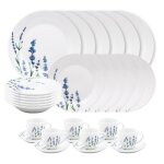Service 30 pices blanc en porcelaine