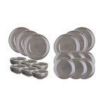 Service les essentiels stellar - 18 pièces - gris béton Service les essentiels stellar - 18 pièces - gris béton