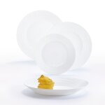 Service de table 18 pices blanc
