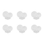 Service de table 18 pices en porcelaine blanc