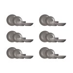 Service de table 24 pices, grs, gris