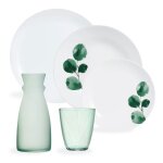 Service de table 25 pices, avec verres  eau et carafe