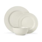 Service de table cranborne 12 pièces en grès, crème Service de table cranborne 12 pièces en grès, crème