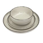 Service vaiselle 12 pièces beige Service vaiselle 12 pièces beige