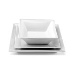 Service vaisselle en porcelaine blanc Service vaisselle en porcelaine blanc