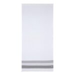 Serviette de bain en coton caviar 30 x 50