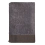 Serviette de bain éponge velours unie shady grey 140x180 Serviette de bain éponge velours unie shady grey 140x180