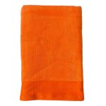 Serviette de bain éponge velours unie shady nectarine 90x160 Serviette de bain éponge velours unie shady nectarine 90x160