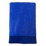 Serviette de bain ponge velours unie  shady  royal 90x160