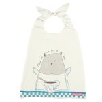 Serviette bavoir lin cru