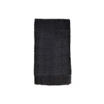 Serviette en coton noir 50x100 cm Serviette en coton noir 50x100 cm