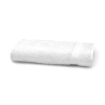 Serviette eponge pur coton blanc 50x100 cm Serviette eponge pur coton blanc 50x100 cm