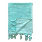 Serviette hammam éponge aqua 90x160cm 330g / m² Serviette hammam éponge aqua 90x160cm 330g / m²