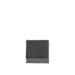 Serviette d'invité en coton bio anthracite 30x30 cm Serviette d'invité en coton bio anthracite 30x30 cm