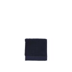Serviette d'invité en coton bio bleu marine 30x30 cm Serviette d'invité en coton bio bleu marine 30x30 cm
