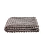 Serviette de plage 100x180cm en coton taupe
