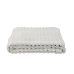 Serviette de plage en coton 100x180cm gris clair