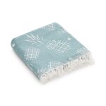 Serviette de plage en coton avec franges 90x180cm