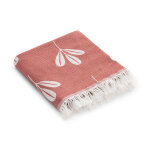 Serviette de plage en coton avec franges carreau 90x180cm