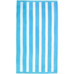 Serviette de plage éponge velours bahia bleu turquoise 100x175 Serviette de plage éponge velours bahia bleu turquoise 100x175