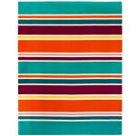 Serviette de plage microfibre multicolore antiparos 140x170