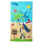 Serviette de plage microfibre multicolore colonia 70x140 multicolore Serviette de plage microfibre multicolore colonia 70x140 multicolore