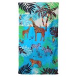 Serviette de plage microfibre savana 70x140 multicolore Serviette de plage microfibre savana 70x140 multicolore