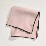 Serviette de table en lin rose 45x45 cm