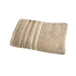 Serviette de toilette en acrylique marron glac 50x100cm