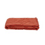 Serviette de toilette en coton biologique motifs terracotta 50x90 Serviette de toilette en coton biologique motifs terracotta 50x90