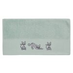 Serviette de toilette en coton menthe 50x100 cm Serviette de toilette en coton menthe 50x100 cm