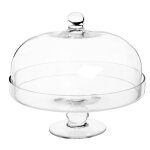 Serviteur  gteaux avec cloche en verre