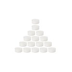 Set de 16 bougies pour lumignon blanches d40 Set de 16 bougies pour lumignon blanches d40