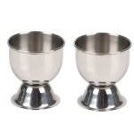 Set de 2 coquetiers en inox diamtre 5cm