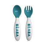 Set de 2 couverts ergonomiques 2ème âge bleu Set de 2 couverts ergonomiques 2ème âge bleu