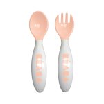 Set de 2 couverts ergonomiques 2me ge rose