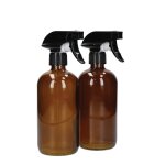 Set de 2 flacons pulvérisateurs en verre brun Set de 2 flacons pulvérisateurs en verre brun