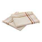 Set de 2 serviettes de table en lin 40x40cm