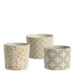 Set de 3 cache - pots jardins de sintra