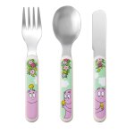 Set de 3 couverts inox multicouleur enfant