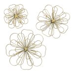 Set de 3 fleurs perle
