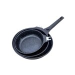 Set de 3 poles noir amovible 20 / 24 / 28cm