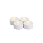 Set de 4 bougies led lone 3 x 2cm  piles