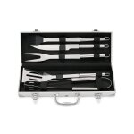 Set de 5 accessoires pour barbecue argent