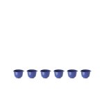 Set de 6 mini - bols 25ml bleu électrique Set de 6 mini - bols 25ml bleu électrique