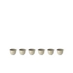 Set de 6 mini - bols 25ml houmous