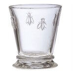 Set de 6 verres en verre abeille