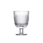 Set de 6 verres  pied en verre ouessant la rochre